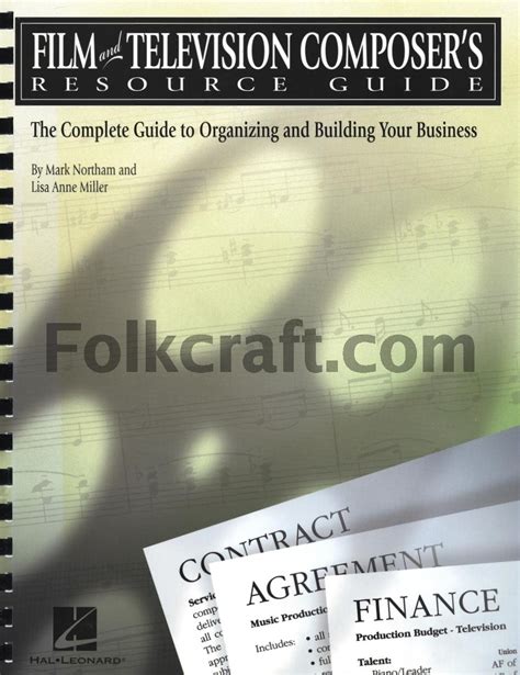 Film and television composer s resource guide the complete guide to organizing and building your business. - Manuale della macchina da cucire viking freesia 415.