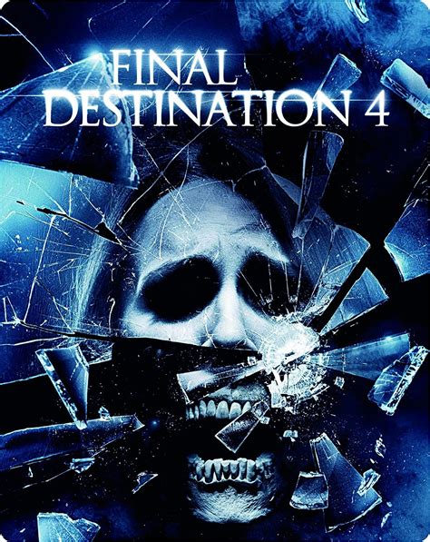 Film final destination 4. 4 Film Favorites: Final Destination Collection [Blu-ray] Die ersten vier Teile der Reihe "Final destination" in einer Doppel-Bluray-Hülle. Es liegen also jeweis zwei Teile übereinander, Vorsicht beim Herausnehmen ist angesagt. Die Bildqualität steigert sich von Teil zu Teil, also nicht schon beim ersten enttäuscht sein. 