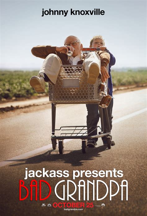 Film jackass presents bad grandpa. Eighty-six-year-old Irving Zisman is on a journey across America with the most unlikely companion: his eight-year-old grandson Billy, in "Jackass Presents: Bad Grandpa". Jackass characters Irving Zisman (Johnny Knoxville) and Billy (Jackson Nicoll) will take movie audiences along for the most insane hidden camera road trip ever captured on camera. 