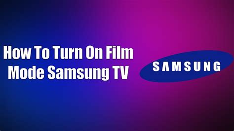 Film mode samsung tv. ... Samsung UN55B8000 the ... Question 2: The only setting that's not selectable now is Film Mode ... I have one more question when watching TV which ... 