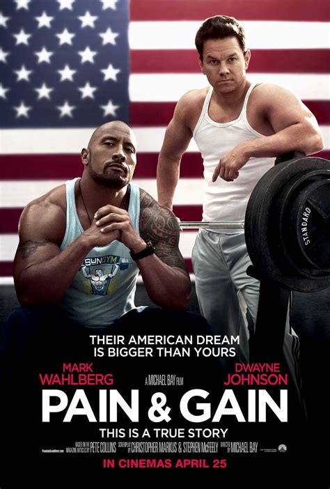 Film pain and gain 2013. Pain & Gain - Watch Full Movie on Paramount Plus. ACTION 2013 R 2H 9M. TRY IT FREE. Trailer. When an ambitious group of personal trainers (Mark Wahlberg, Dwayne Johnson and Anthony Mackie) go after the American Dream, they get caught up in a criminal enterprise that goes horribly wrong. Starring: Rob Corddry, Bar Paly, Rebel Wilson, Ken Jeong ... 