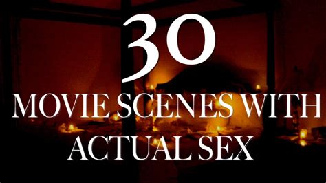 Yes, sometimes sex scenes are porn movie-worthy pure, carnal expressions of lust, but some of the hottest sex scenes in movies are actually tender, sensual, and—dare we even say it—romantic ...