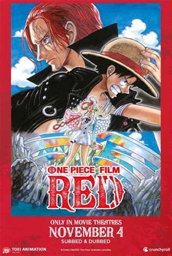 Find One Piece Film: Red showtimes for local movie theaters. Menu. Movies. Release Calendar Top 250 Movies Most Popular Movies Browse Movies by Genre Top Box Office Showtimes & Tickets Movie News India Movie Spotlight. TV Shows..