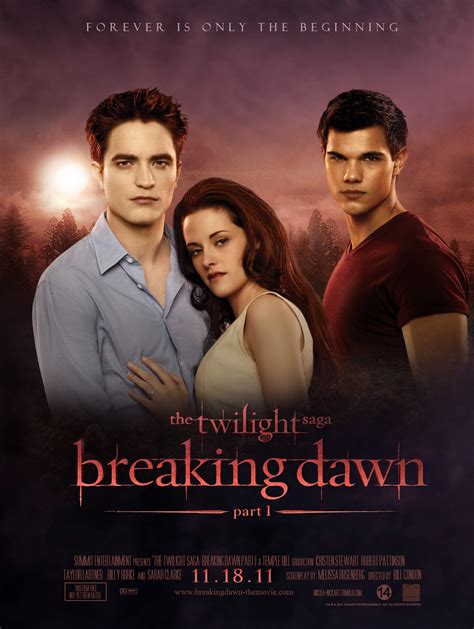 Nov 16, 2011 · Synopsis. The Twilight Saga: Breaking Dawn – Part 1 / The Twilight Saga: Breaking Dawn – Part 1 – 2011: Usai pesta pernikahan impian, Bella dan Edward menghadapi mimpi buruk yang baru karena suatu perkembangan mengejutkan memaksa mereka mengambil keputusan hidup atau mati. Original title The Twilight Saga: Breaking Dawn - Part 1. . 
