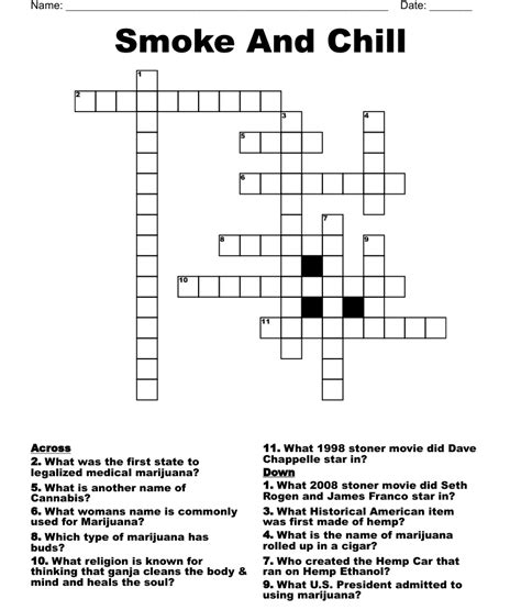 Each of these has something in common that gives meaning to the puzzle’s title, “Go Up in Smoke.” For me, things started to click in the center of the grid at 74-Across: “Addiction .... 