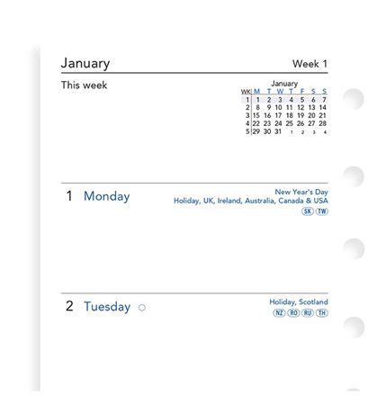 Filofax Pocket Week on Two Pages English 223 2024 …