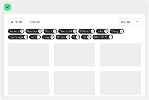 Filter Forms, Inputs