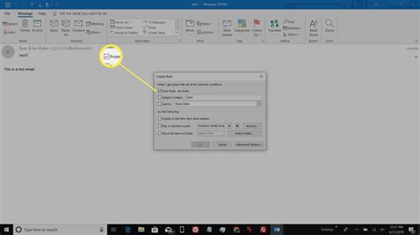 Filter One Sender s Mail to a Certain Folder in Outlook
