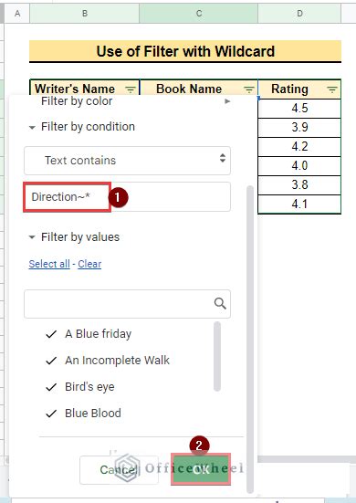Filter function with wildcard.  This tutorial explains how to use wildcard characters in...