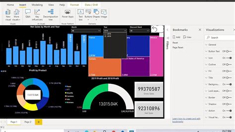 Filter reset when using button - Power BI