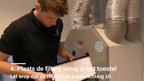 Filters van ventilatiesystemen vervangen