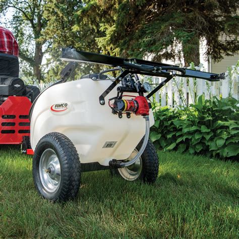 The FIMCO 410/350 x 6" Silver Wheel with 2-1/4" Offset and 5/8" Bearing pneumatic tire is the perfect replacement for FIMCO Trailer Sprayers. The knobby all-terrain tread is suitable for lawn and garden applications. Built with a metal hub for strength and durability.
