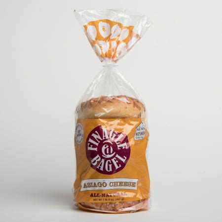 Finagle a bagel bagels. 4.5g. Carbs. 67g. Protein. 13g. There are in 1 bagel (113 g) of Finagle A Bagel Asiago Cheese Bagel. Calorie breakdown: 11% fat, 74% carbs, 14% protein. Cinnamon Raisin Bagel. 100% Whole Wheat Bagel. 