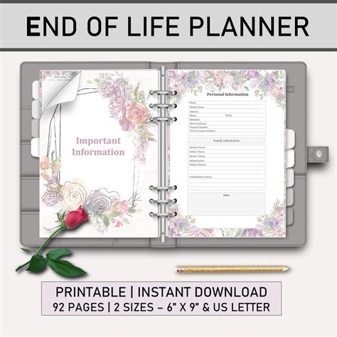 Final Arrangements Planner: End Of Life Planner For Affairs