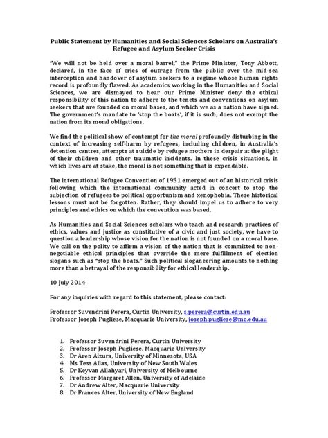Final Asylum Statement