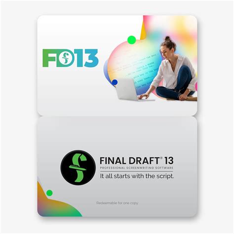Final Draft 13 beginner guide