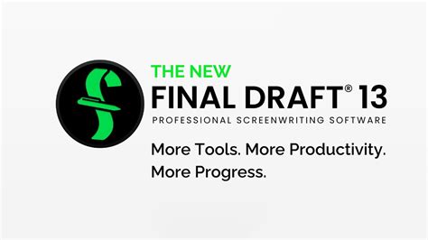Final Draft 13 process