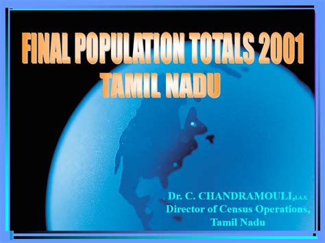 Final Population of Tamil Nadu - censusindia.gov.in