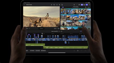 Final cut for ipad. In Final Cut Pro for iPad, open a project. In the timeline, position the playhead where you want to start recording. Tap in the toolbar (or press Shift-V on a connected or paired keyboard). The first time you do this, you’re prompted to allow Final Cut Pro to … 