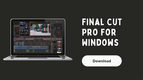 Final cut for windows. 在计算机上使用 Final Cut Pro 的简介 OS Windows：Final Cut Pro 是市场上最受欢迎、最高效的视频编辑软件之一。 传统上被认为是苹果独有的工具，即便如此，它也可以在 Windows电脑。 尽管使用 Final Cut Pro 乍一看似乎很复杂，但本文将指导您 步步 通过安装过程和程序的初始使用。 