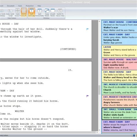 Final draft software. Jul 16, 2021 · Final Draft is the best writing software for anyone in the screenwriting business. It has all the tools you need to get the script right, from both a story and … 