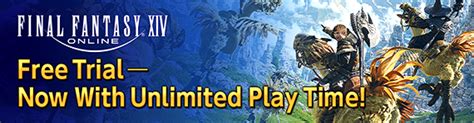 Final fantasy 14 free trial. Join over 20 Million players worldwide and play up to level 60 for FREE!Play FINAL FANTASY XIV for Free: https://freetrial.finalfantasyxiv.comFollow us:Twitt... 