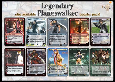 Final fantasy mtg. Promo & Miscellaneous Sets. Boss Deck: Final Fantasy VII. Boss Deck: Chaos. Promo Cards. Order Now. Order Now. Shop TCGplayer's Massive Inventory of Final Fantasy TCG Singles, Packs and Booster Boxes from Thousands of Local Game Stores Wherever You Are. 