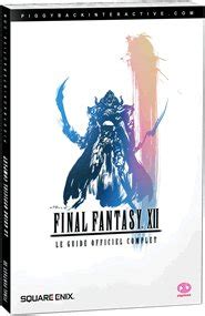 Final fantasy xii le guide de jeu. - Asciugatrice bosch maxx 6 sensitive manuale.