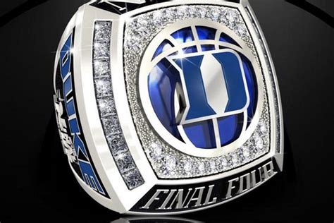 Apr 7, 2015. Coach Mike Krzyzewski won his fifth national championship on Monday night. By Tuesday morning, the design for the championship ring was already complete. • Duke Blue Devil fans are ...