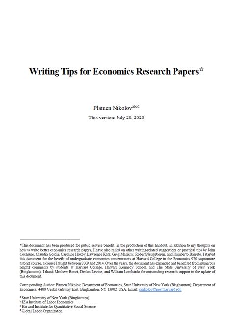 Final guide to writing economics term papers. - Portugal no brasil e no mundo.