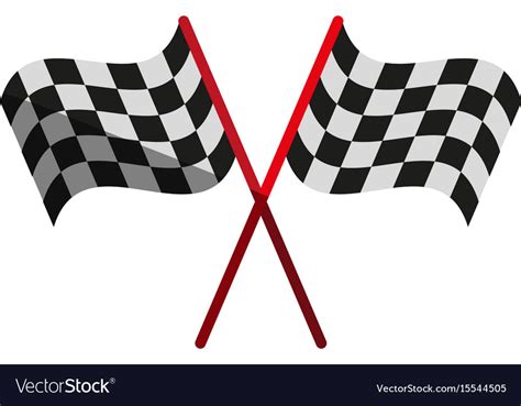Final lap flags icon image Royalty Free Vector Image