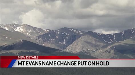 Final meeting to rename Mount Evans defers vote, here's why