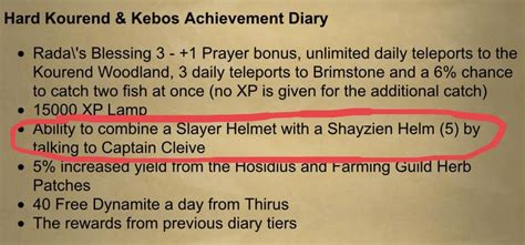 Finally! Shayzien Helm (5) combined with Slayer helm! Good luck ...