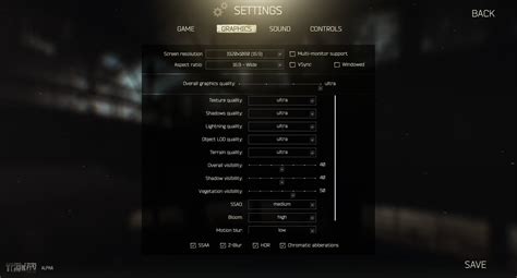 Finally Found best Tarkov Visual/Graphic settings