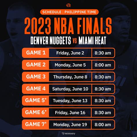 Take a look at the complete regular-season schedule for all 30 NBA teams. The 2023-24 NBA regular season will tip off Tuesday, Oct. 24. ... Game 1 of the 2024 NBA Finals presented by YouTube TV is .... 