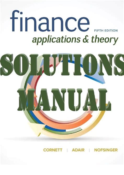 Finance Applications And Theory