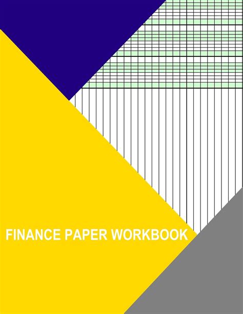 Finance Paper Workbook Three Columns Landscape