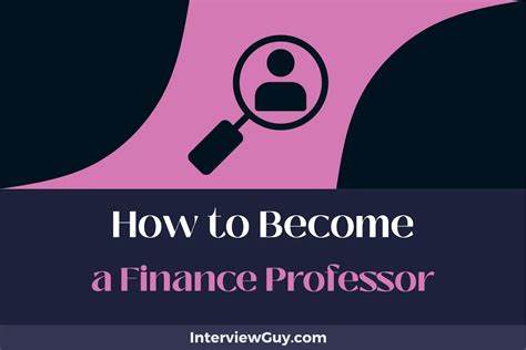 Finance Professor Career