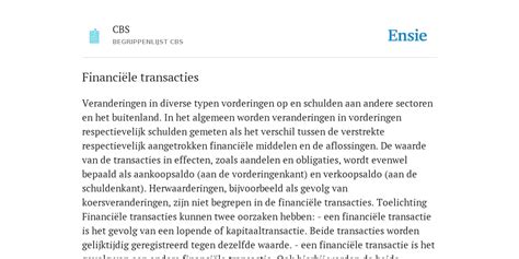 Financiële transacties