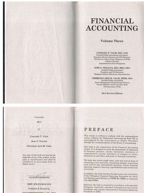 Financial 3 Answer Accounting Conrado Valix Key