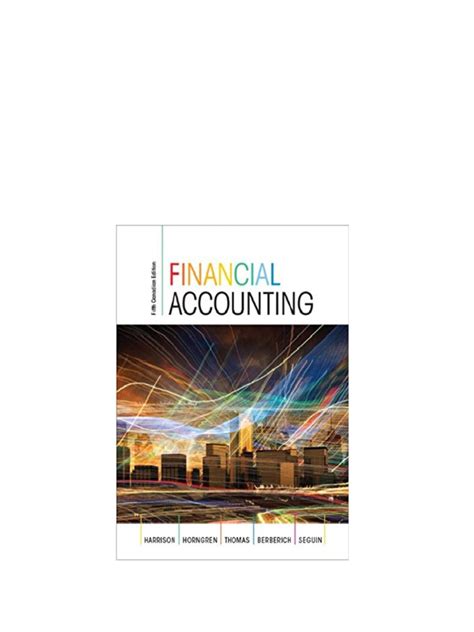 Financial Accounting Fifth Canadian Edition