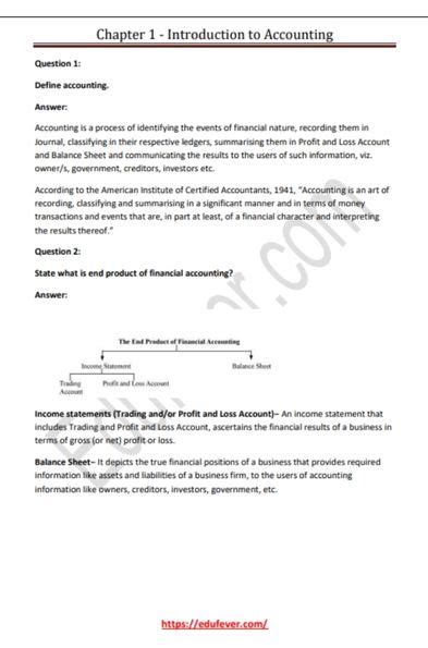 Financial Accounting Part 1