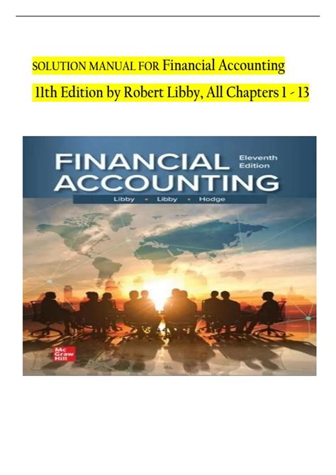 Financial Accounting Solution Libby