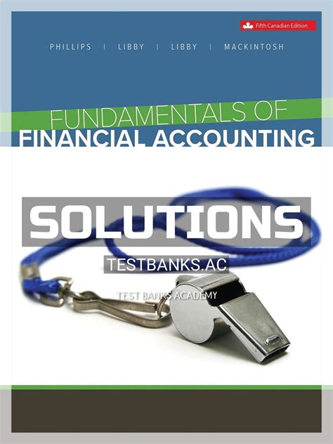 Financial Accounting Solutions Manual 5th Fifth Edition Pdf