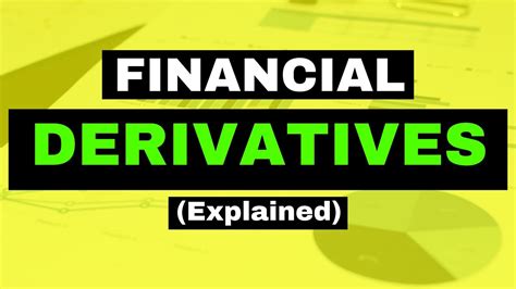 Financial Derivatives Explained - YouTube