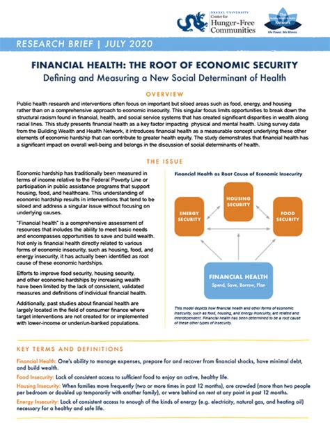 Financial Health: The Root of Economic Security - Home