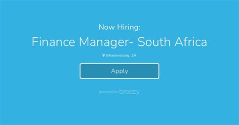 Financial Manager - South Africa Jobrapido.com