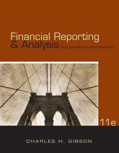 Financial Reporting Analysis 11th Edition