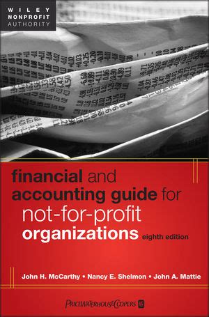 Financial and accounting guide for not for profit organizations financial and accounting guide for not for profit organizations. - The edm handbook by e bud guitrau.