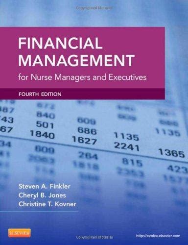 Financial management for nurse managers and executives 4e finkler financial. - Grand theft auto 5 achievement guide.